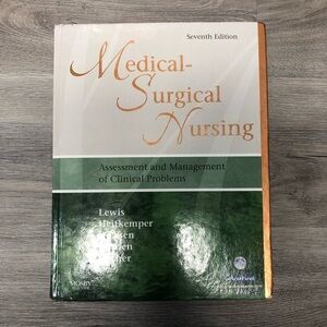 Medical Surgical Nursing Textbook Seventh Edition Assesment Management Clinical